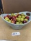 bowl of fake apples