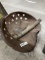 Metal tractor seat and axe head