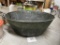 Large Metal Wash Tub / Flower Bucket