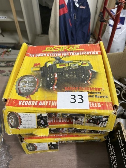 BRAND NEW. (3) Fastrap tie down system. Tie down straps