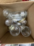 Box of misc. mason jars