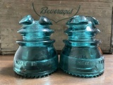 2 Hemingray Insulators