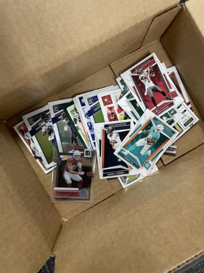 Box of football cards
