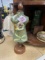 Hand-Painted Pansy Dress Form Decor