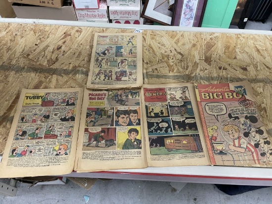 Lot of 5 Vintage 1950s–60s Comic Books – Big Boy, Casper, Tubby & More