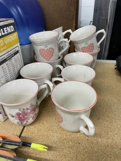 Set of Tienshan Stoneware Mugs
