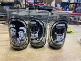Three Vintage Comedy Glasses