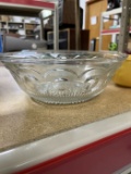 Pressed Glass Serving Bowl