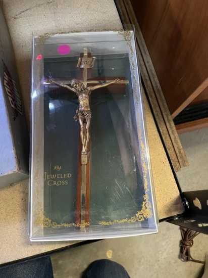 Boxed Crucifix by Jeweled Cross