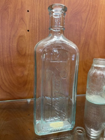 W.T. Rawleighs Embossed Glass Medicine/Extract Bottle