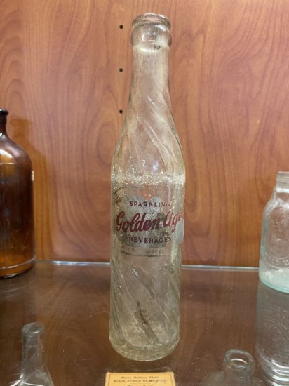 Sparkling Golden Age Beverages Soda Bottle