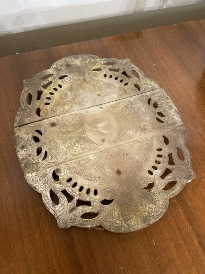 Victorian Brass Paper Holder