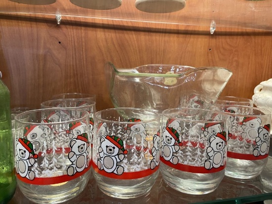 Christmas Bear Punch Glasses