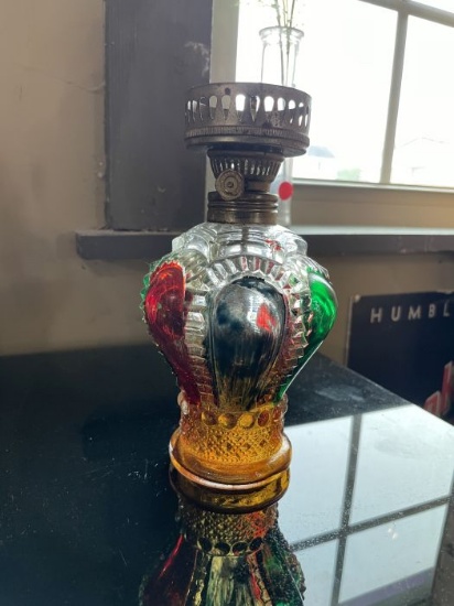 Multicolor Crown Oil Lamp
