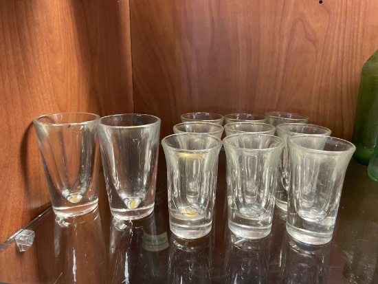 Set of 12 Assorted Shot Glasses