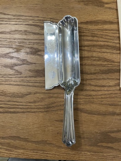 Silverplate Silent Butler Crumber Tray