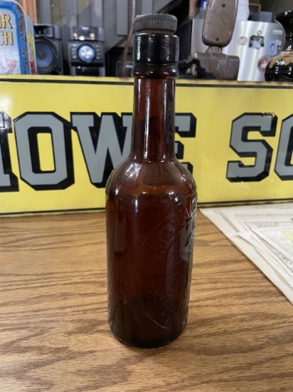 Amber Embossed Bottle â€“ Australian Herbal