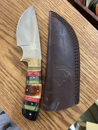 Timber Wolf Skinner Knife with Sheath