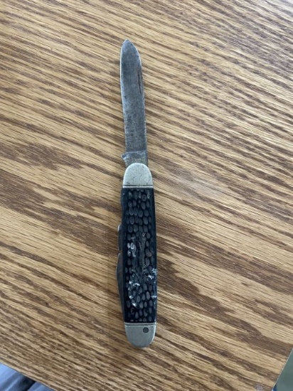 Black Handle Pocket Knife