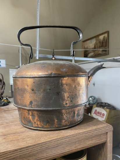 Antique Copper Kettle