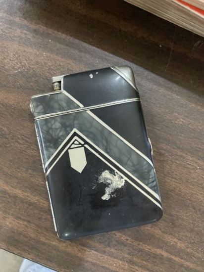 Art Deco Black Table Lighter