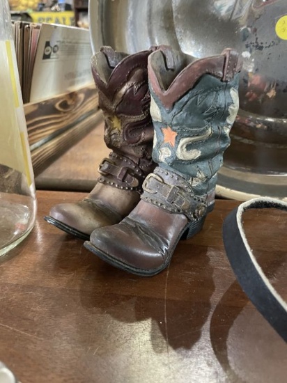 Miniature Cowboy Boot Pair
