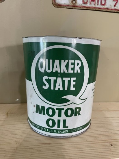Quaker State Motor Oil Gallon Can