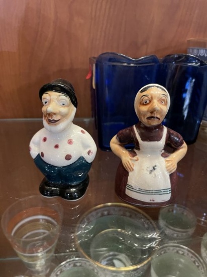 Comical Ceramic Figurine Shakers