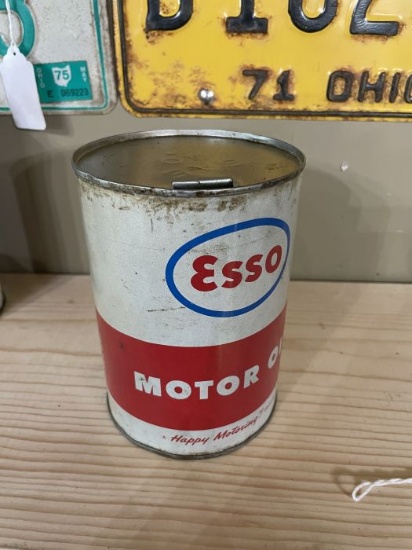 Esso Motor Oil Can