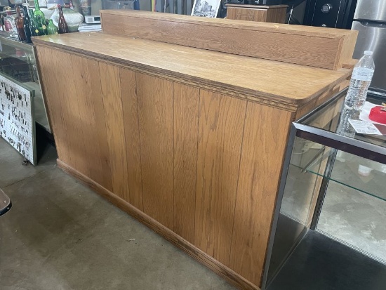 Oak Checkout Counter/Bar