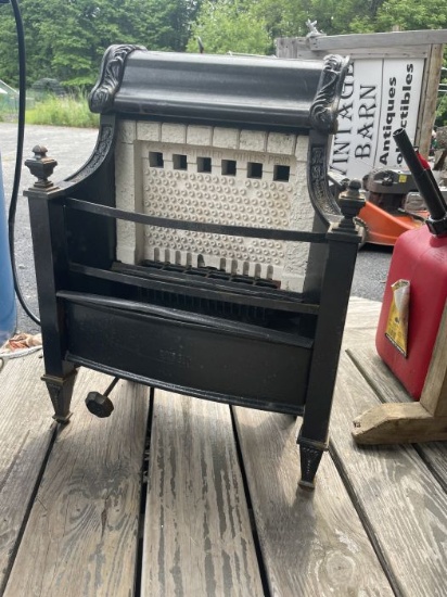 Vintage Cast Iron Gas Fireplace Heater