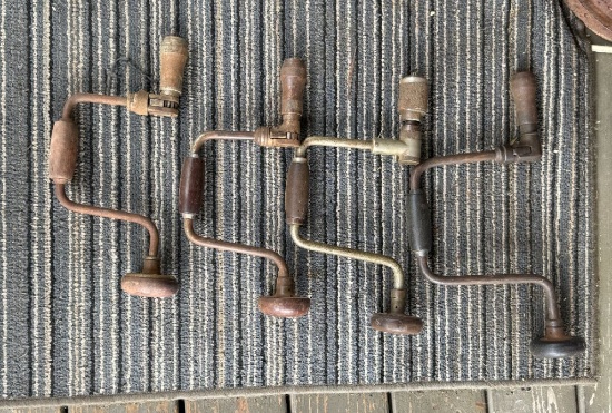 Set of 4 Hand Crank Drills
