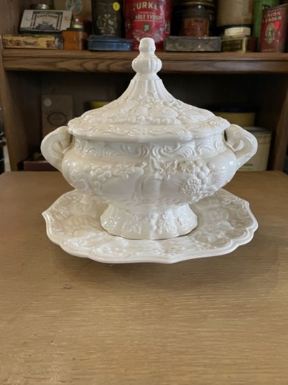 Ironstone Covered Soup Tureen