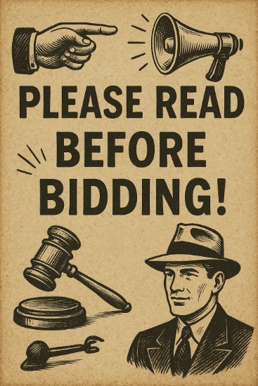 PLEASE READ BEFORE BIDDING