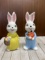 Ceramic Easter Bunny Figurines