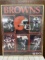 Framed Cleveland Browns Poster