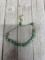 Green Dice Necklace
