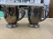 Pair of Farmers National Bank Silver Cups