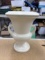 Ivory White Ceramic Urn Vase