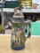 German Beer Stein with Dog Lid