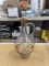 Gold Trimmed Glass Decanter