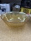 Amber Depression Glass Bowl