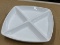 White Sectioned Serving Dish