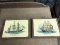 Pair of Nautical Ship Prints