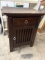 Wooden End Table with Drawer