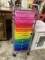 Rainbow Drawer Storage Cart