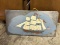 Hand-Painted Ship on Slate