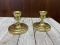 Pair of Brass Candle Holders