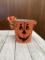 Halloween Jack-O-Lantern Tin Bucket
