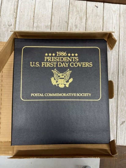 1986 Presidents First Day Covers Album
